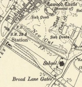 Cawood Station around 1913.